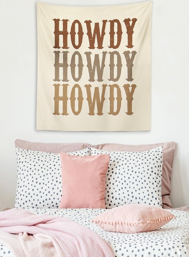OXW Western Country Tapestry Wall Hanging for Bedroom, Vintage Tapestry, Western Room Decor, Retro Howdy Sign Wall Art, Cowgirl Room Decor, 50x60 Inches - Image 5